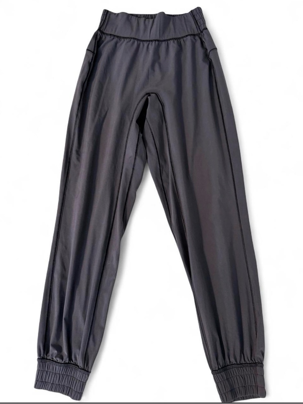 Women’s Black Jogger Pants - Comfortable Elastic Waist Bottoms